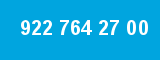 922 764 27 00 922 764 27 00